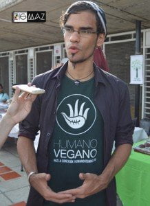 Derry Bruzual, presidente de Humano Vegano