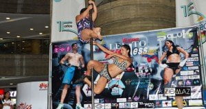 Fundavida (Poledance) en Expo Talento Fitness con Zamari Blanco 02
