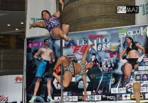 Fundavida (Poledance) en Expo Talento Fitness con Zamari Blanco