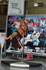 Fundavida (Poledance) en Expo Talento Fitness 08