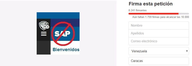 Peticion de Change.org a subtitulos de Warner