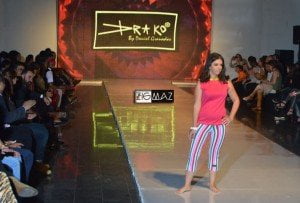 Venezuela se viste de Moda 2015, en el Centro de Convenciones de Macaracuay Plaza, Diseñador: Drako by Daniel Granados