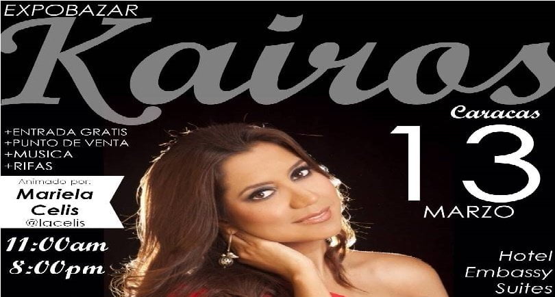 Kairos In Expobazar el 13 de marzo de 2016, Mariela Celis