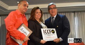 Fundación Nuestra Tierra con ICCFO en el Meliá Caracas, Deulin Faneite, Leudys González y Jorge Sarmiento