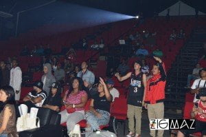 Publico en el Showcase de Reke en Terraza de la UCV