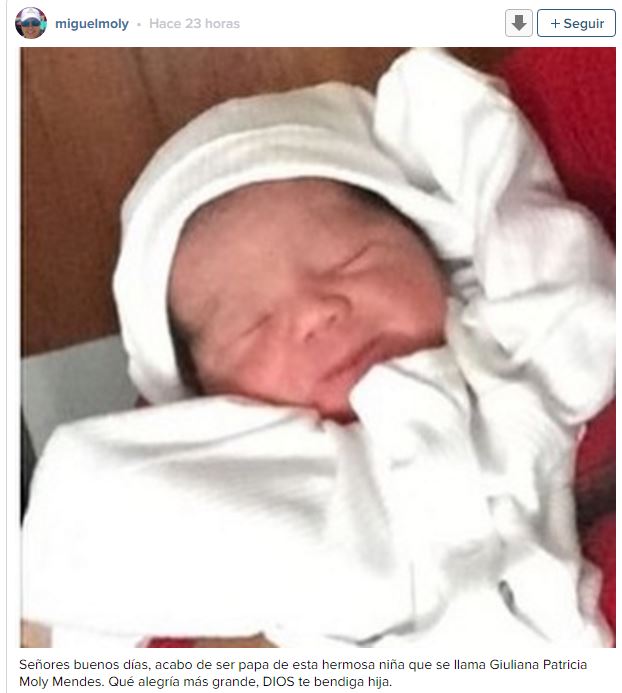 Miguel Moly hija