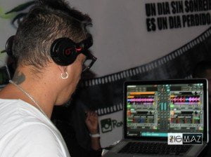 Dj del lanzamiento Volbong, teatro sambil