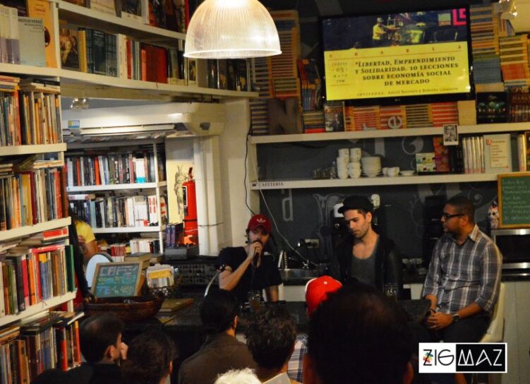 Conversatorio Festival Nuevas Bandas, Librería Lugar Común 01