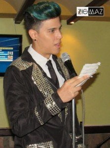 Yarnaldo Rey, Mister Venezuela Internacional 2014, en el show intimo de DobleD Madonna Ristorante 01