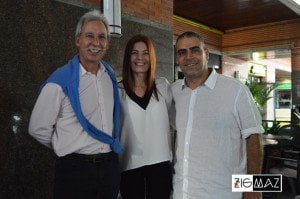Larry Hernández (DLB Group), Susana Martins y Alexander Jiménez y Guillermo Díaz. Beervana CSI