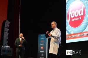 Edgar Angarita y Ponti animando el evento, Acuerdo 2017 Directv