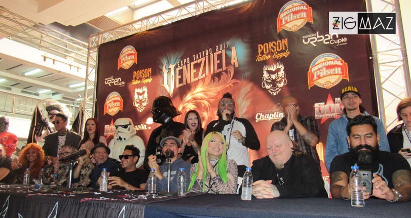 Rueda de Prensa, Venezuela Expo Tattoo 2017, Urban cuple