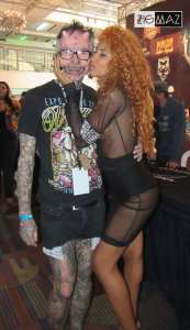 Venus Afrodita y Rolf Buchholz. Venezuela Expo Tattoo 2017