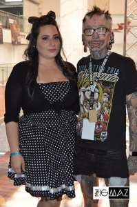 Rolf Buchholz y Milena. VEnezuela Expo Tattoo 2017