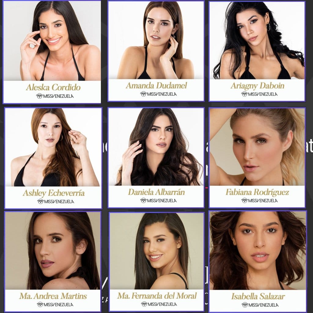 Miss Venezuela 2021 candidatas
