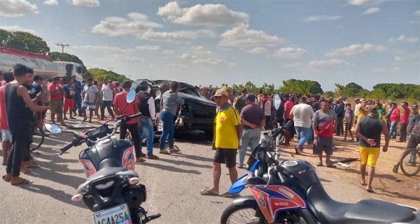 Accidente donde fallecieron dos directivos de tiendas traki