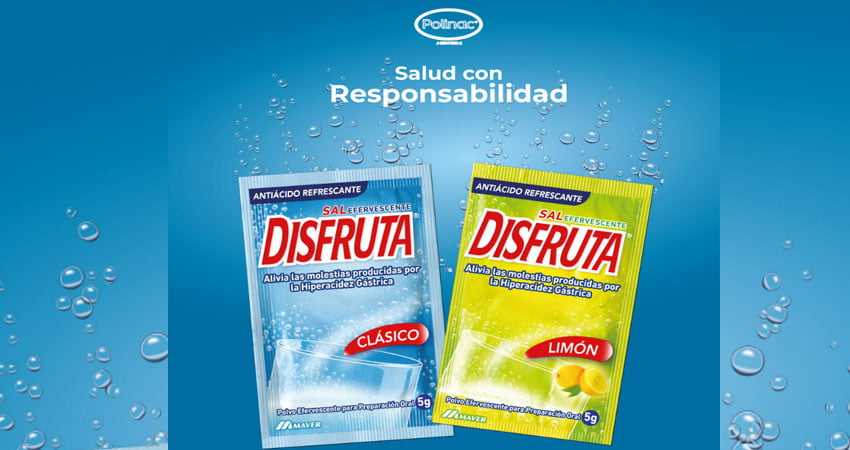 Polinac lanzo al mercado el antiacido Disfruta