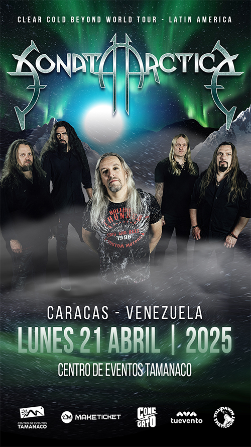 Sonata Arctica en Venezuela flyer