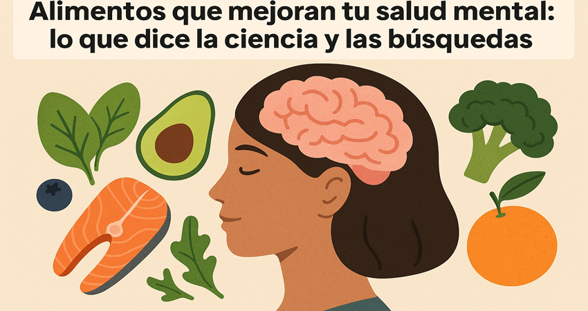 Alimentos que mejoran tu salud mental