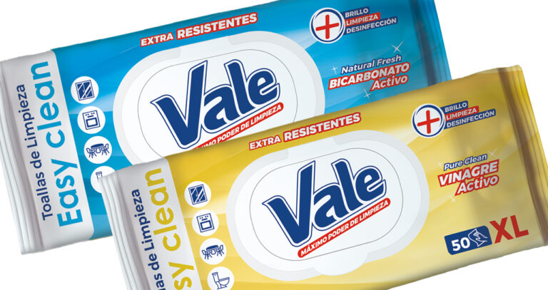 Vale introduce Easy Clean, una nueva toalla desechable de limpieza rápida