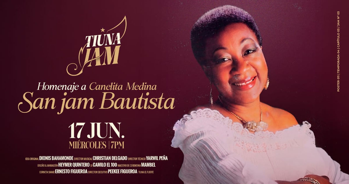 San Jam Bautista en homenaje a Canelita Medina
