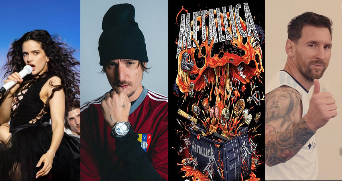 Metallica, Rosalía, Lionel Messi y Danny Ocean ayudan a Venezuela