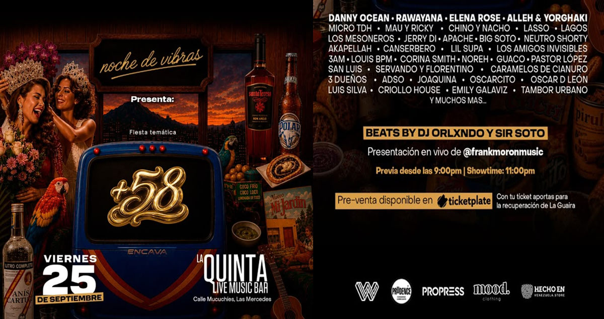 Noche de vibras La Quinta Bar