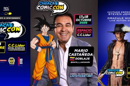 Caracas Comic Con 2026 Mario Castañeda y Steven John Ward